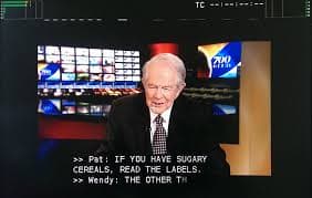 Closed Captioning (CC) service illustration